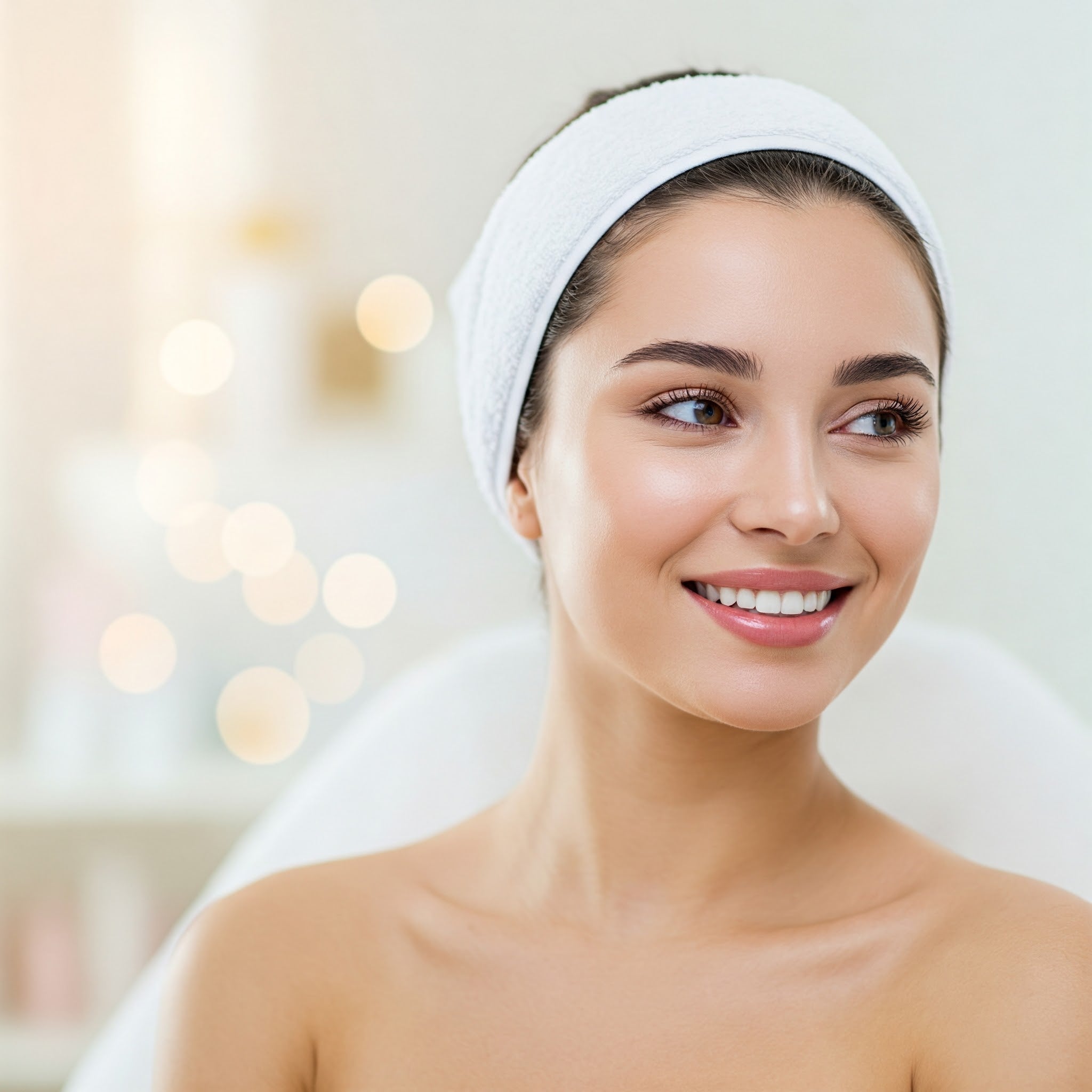 Transformation Medispa Houston patient enjoying personalized skincare treatment